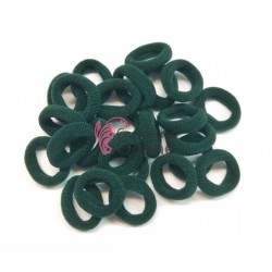 Elastice pentru codite Cod EL033EE set 25 bucati Turcoaz inchis